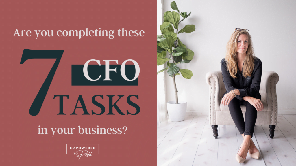CFO tasks for your business
